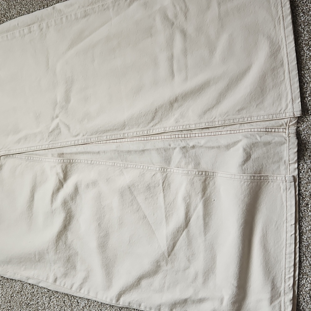 NWT Wisp Ivory Sz 10Free People We The Free Come As You Are Denim Maxi Skirt - Picture 7 of 10